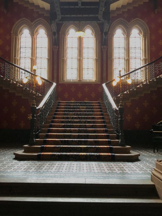 Staircase where the Spice Girls Wannabe video was filmed.