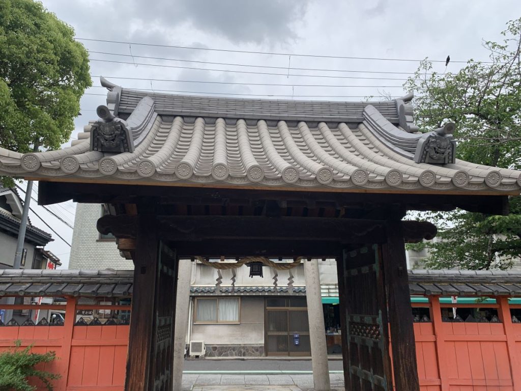 Gate of shrine in Yamato Koriyama